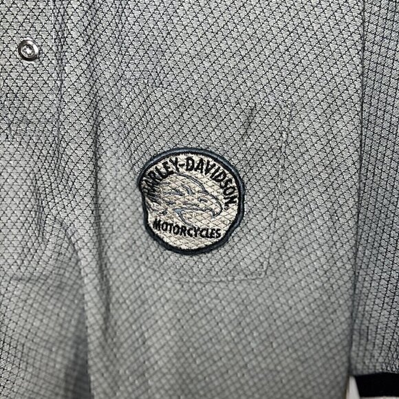 MEN'S HARLEY DAVIDSON POLO SHORT SLEEVE - SIZE XL - Picture 4 of 12